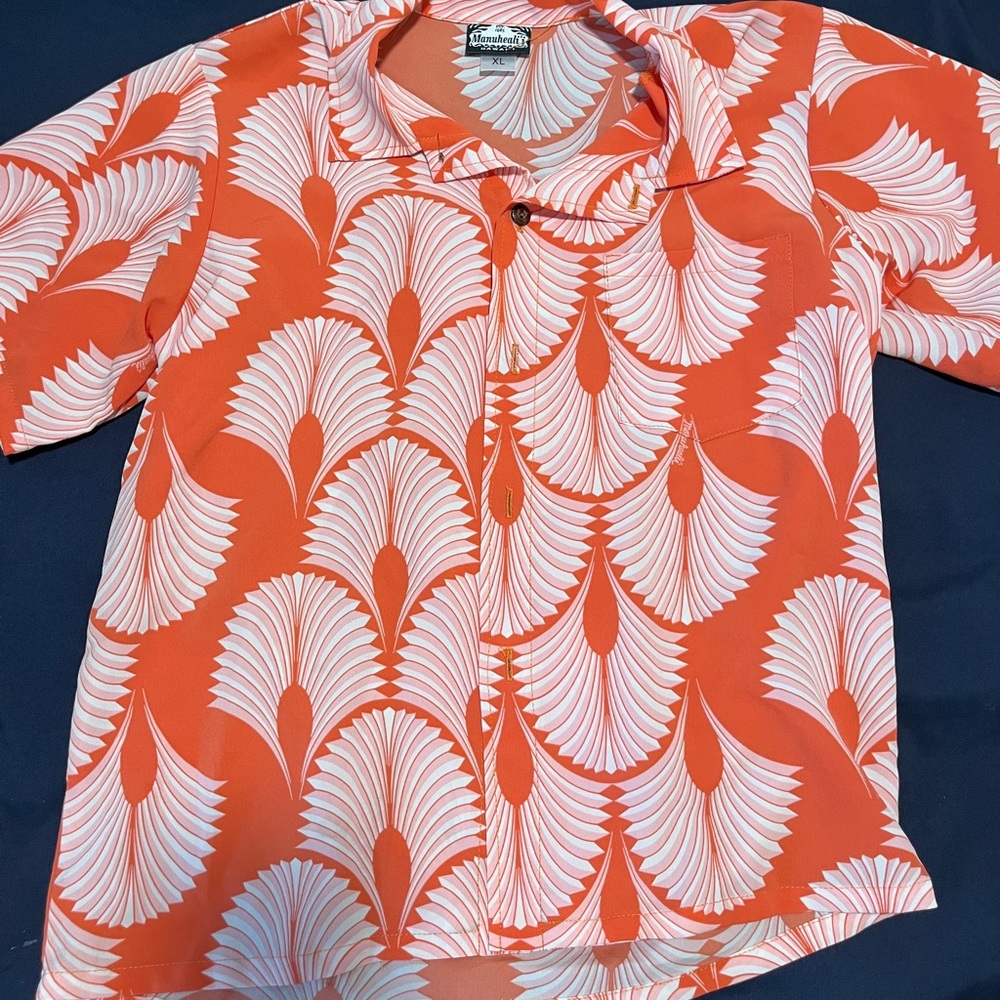 Manuhealii Kids Button Up Shirt